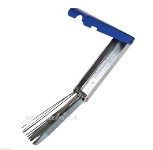 Blue Metal Shell 13 In 1 Welding Torch Nozzle Tip Cleaner For Welder Soldering